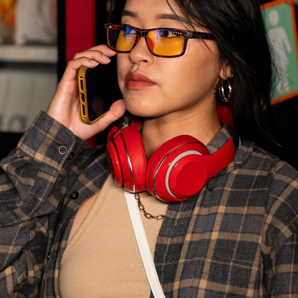 Gunnar Optiks Unisex Blue Light Gaming Glasses, Spider-Man Miles Morales Edition